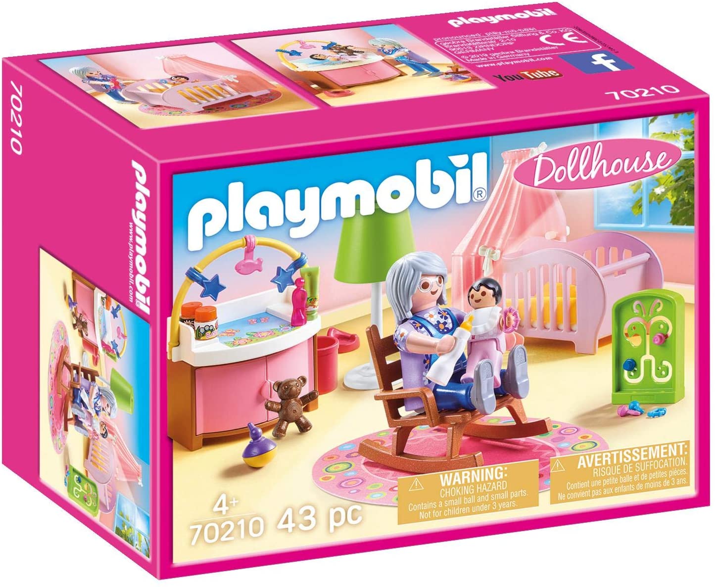Playmobil 70210 Dollhouse Toy, Role Play, Multi-Coloured, One Size
