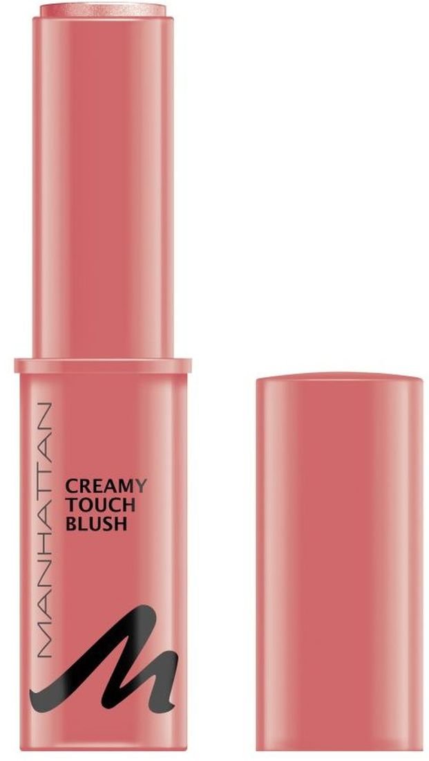 Manhattan Creamy Touch Blush 7 Fresh Rosewood 11 g Pack of 1, coral ‎02