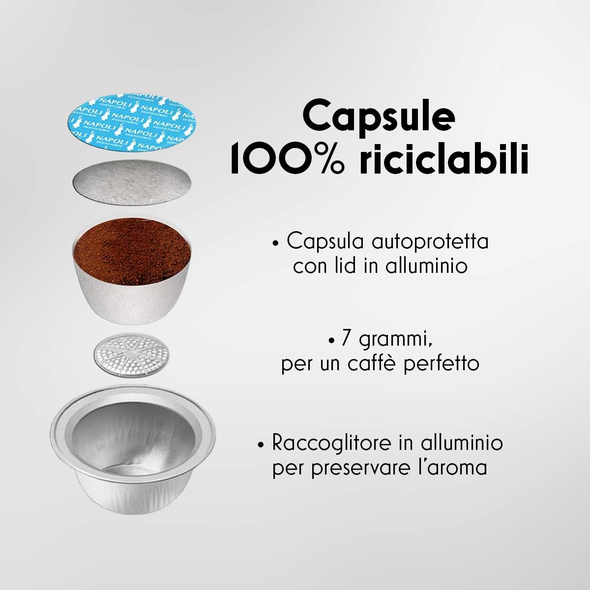 Bialetti New Break Machine Coffee Espresso a Capsule in Alluminio with Sistema Bialetti il Kaffee d\'Italia, Compact Design, Red, Contains 64 Free Capsules