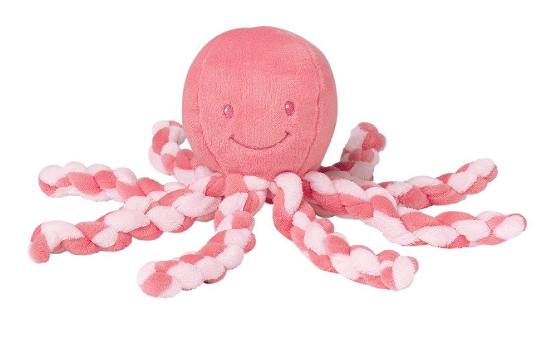 Nattou Octopus Soft Toy For Newborn And Precious Babies 23 Cm Pink