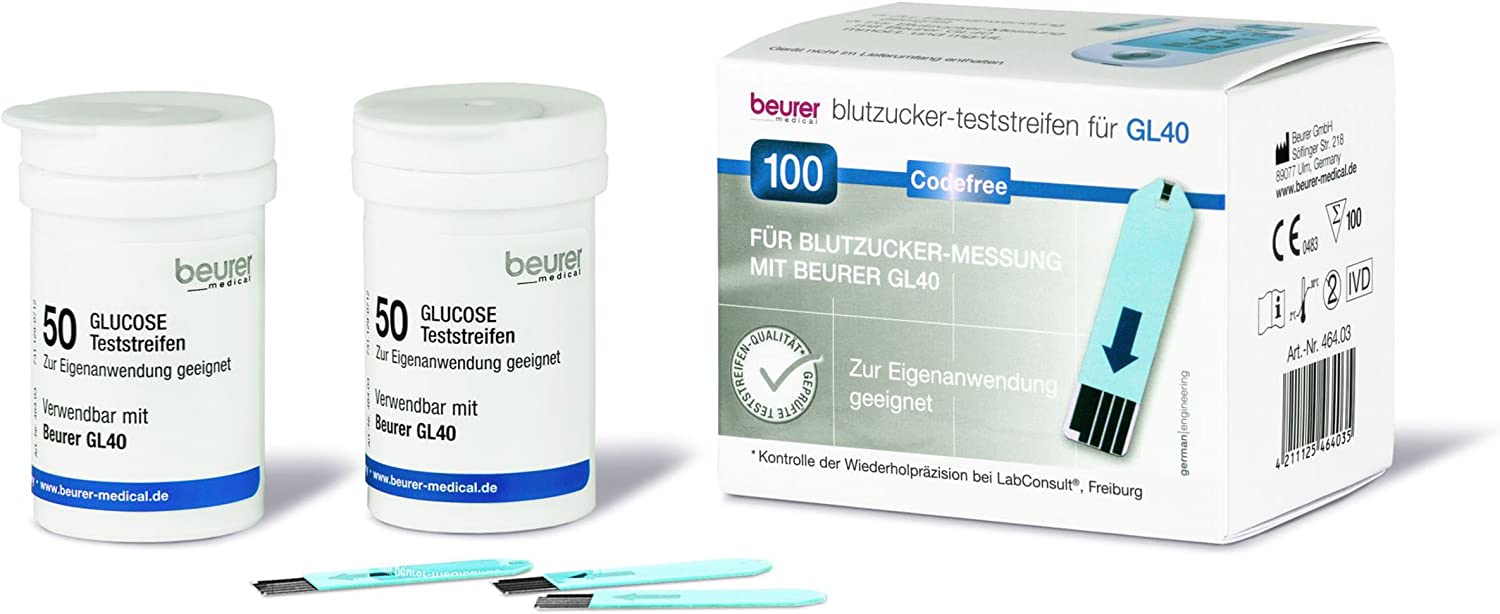 Beurer GL 40 Test Strips Pack of 100