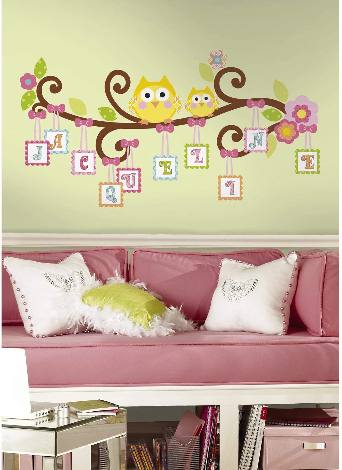 Roommates Repositionable Childrens Personalisable Wall Stickers Scroll Tree