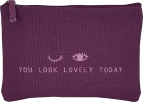 Soapland cosmetic bag wine red \"You look lovely today\", 1 pc