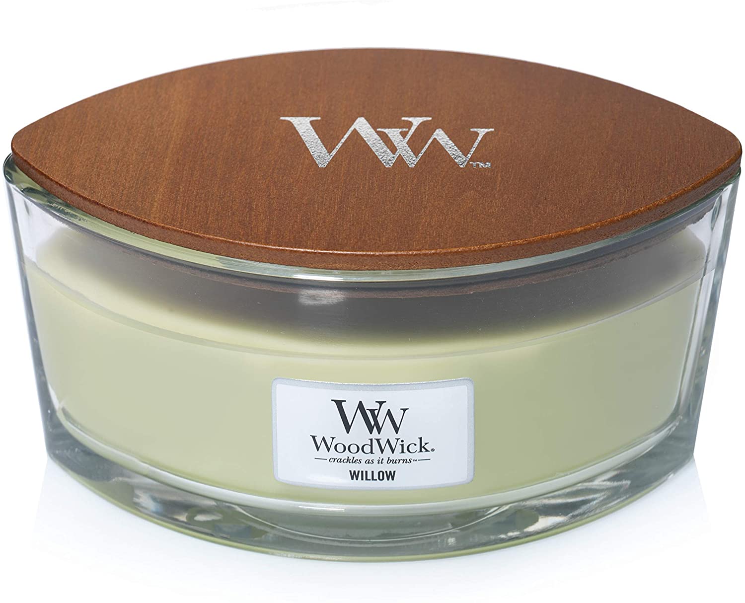 Woodwick Amber And Incense Elliptical Candle