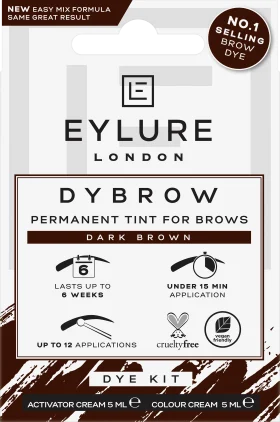 Eyelash color dybrow dark brown, 1 st