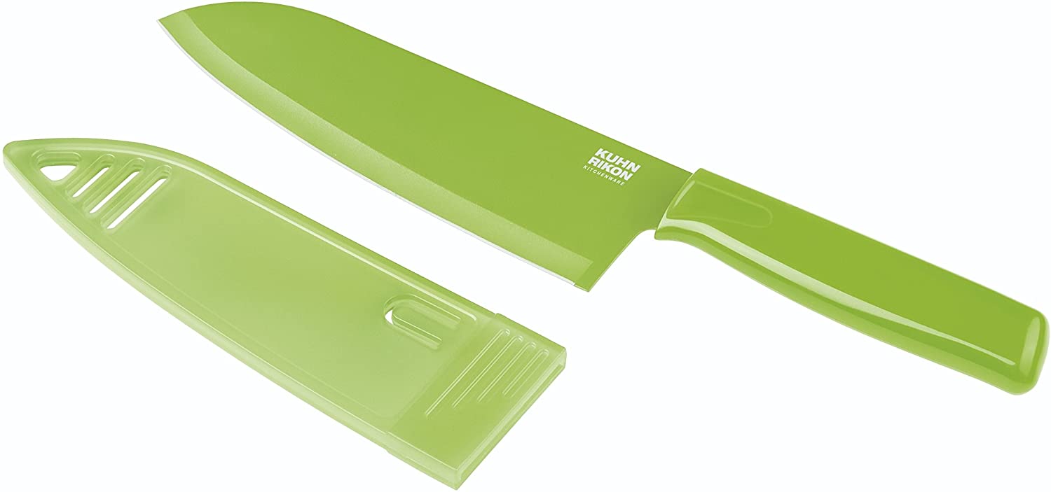 Kuhn Rikon Colori Non-Stick Chef\'s Knife, Green