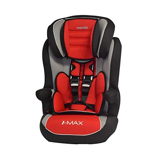 Nania Car Seat Groups 1, 2, 3, 9-36 kg, with straps, Red