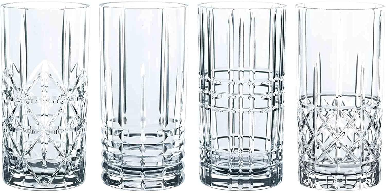 Spiegelau & Nachtmann, Set of 4 Crystal Glass 15oz Long Drink Gin & Tonic 103548