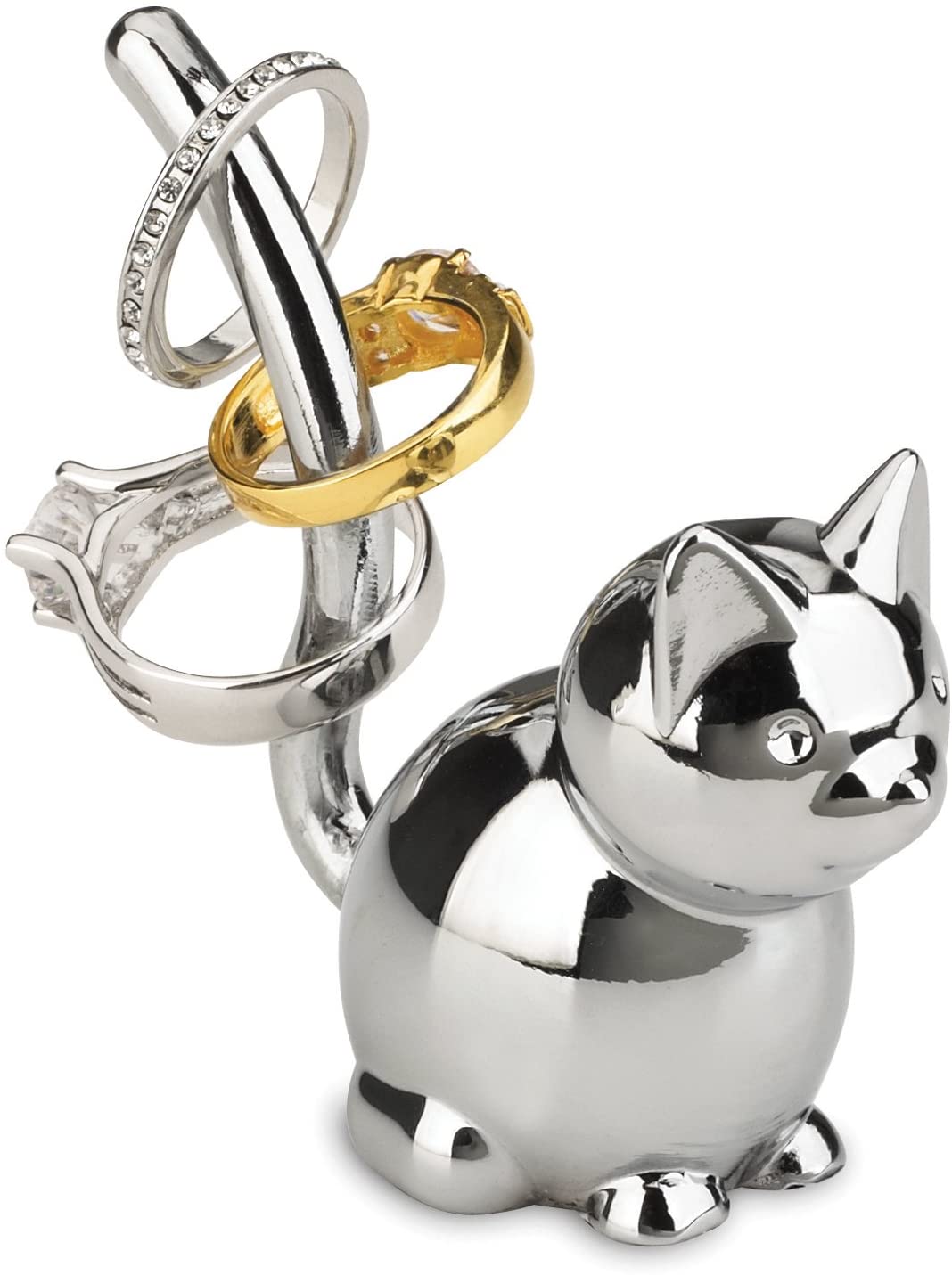 Umbra Zoola Cat Ring Holder, Chrome