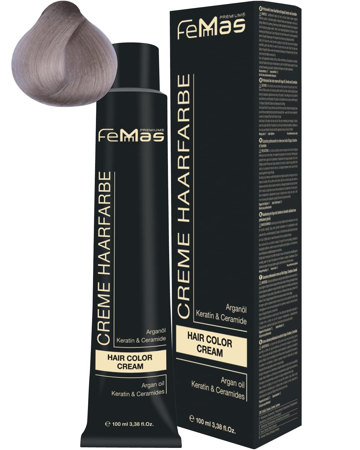 Femmas Hair Colour Cream 100 ml Super Brightener Ultra Ash 901S, 901 ‎super
