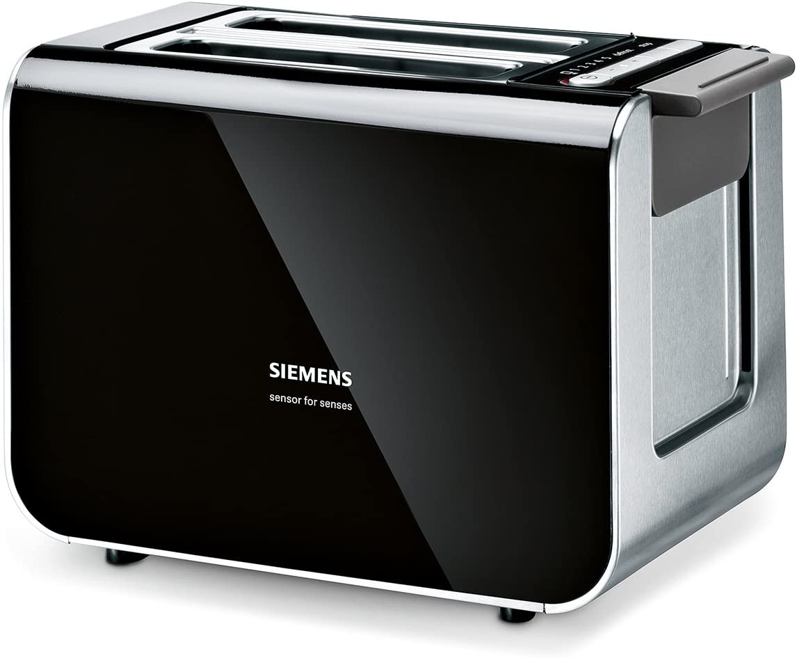 Siemens TT 86103 - Toaster with SensorHead-Control - black silver