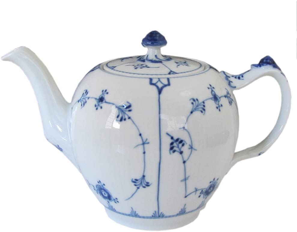 Royal Copenhagen Musselmalet Ribbed, Teapot 1 L