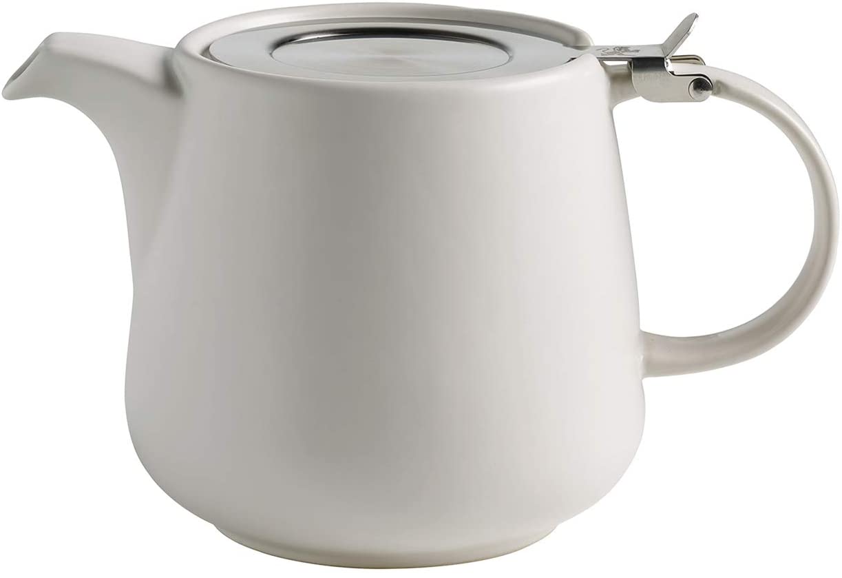 Maxwell & Williams AY0298 Tint Porcelain Teapot, White, 1200 ml