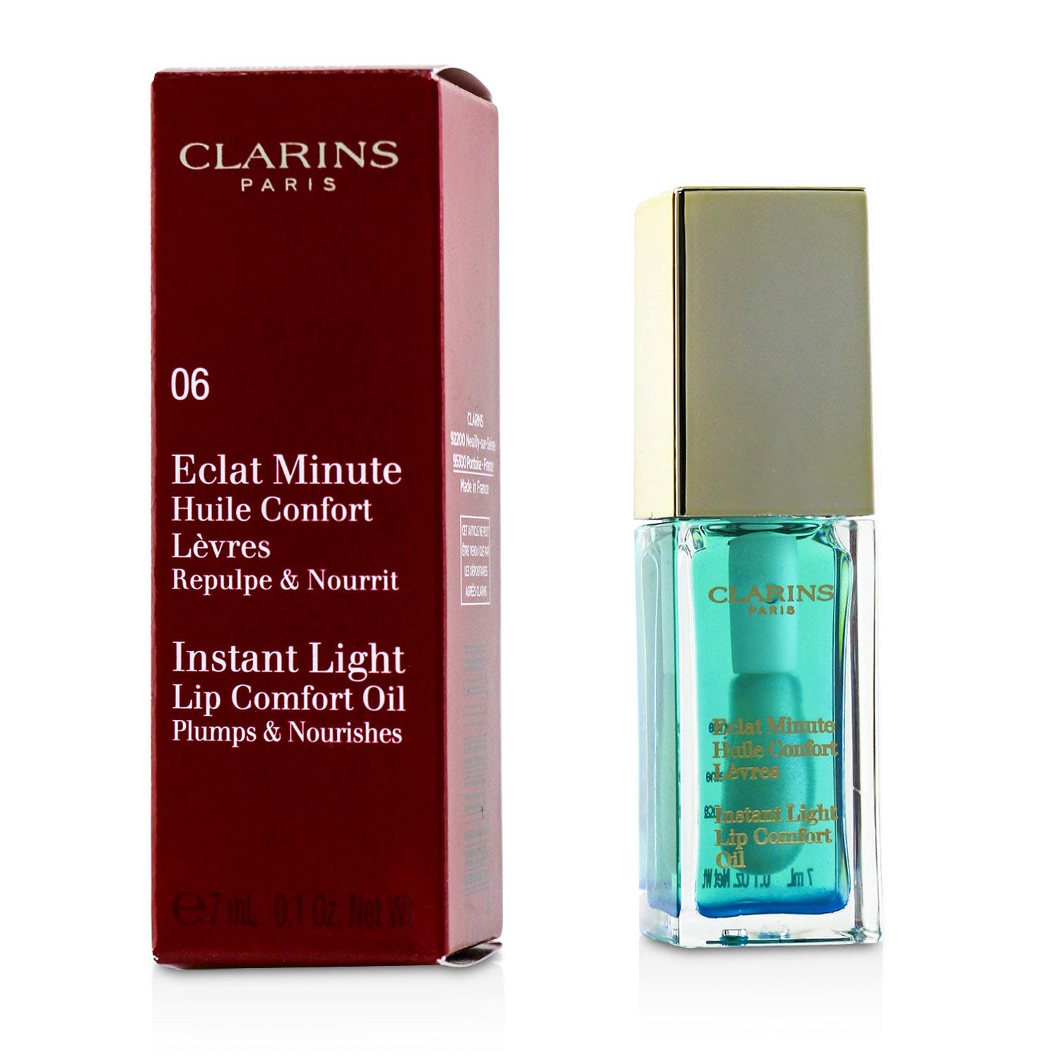 Clarins Eclat Minute Huile Confort Lèvres 06-Mint 7 ml