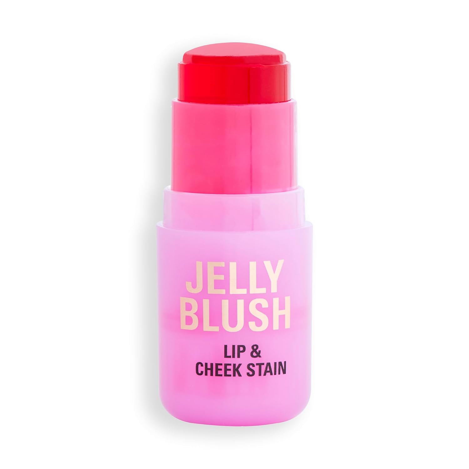 Revolution Beauty Jelly Blush Stick Lip & Cheek Pencil, Long-Lasting & Restorative with Hyaluronic Acid & Aloe, Strawberry Red