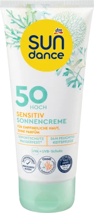 Sun cream sensitive, LSF 50, 100 ml