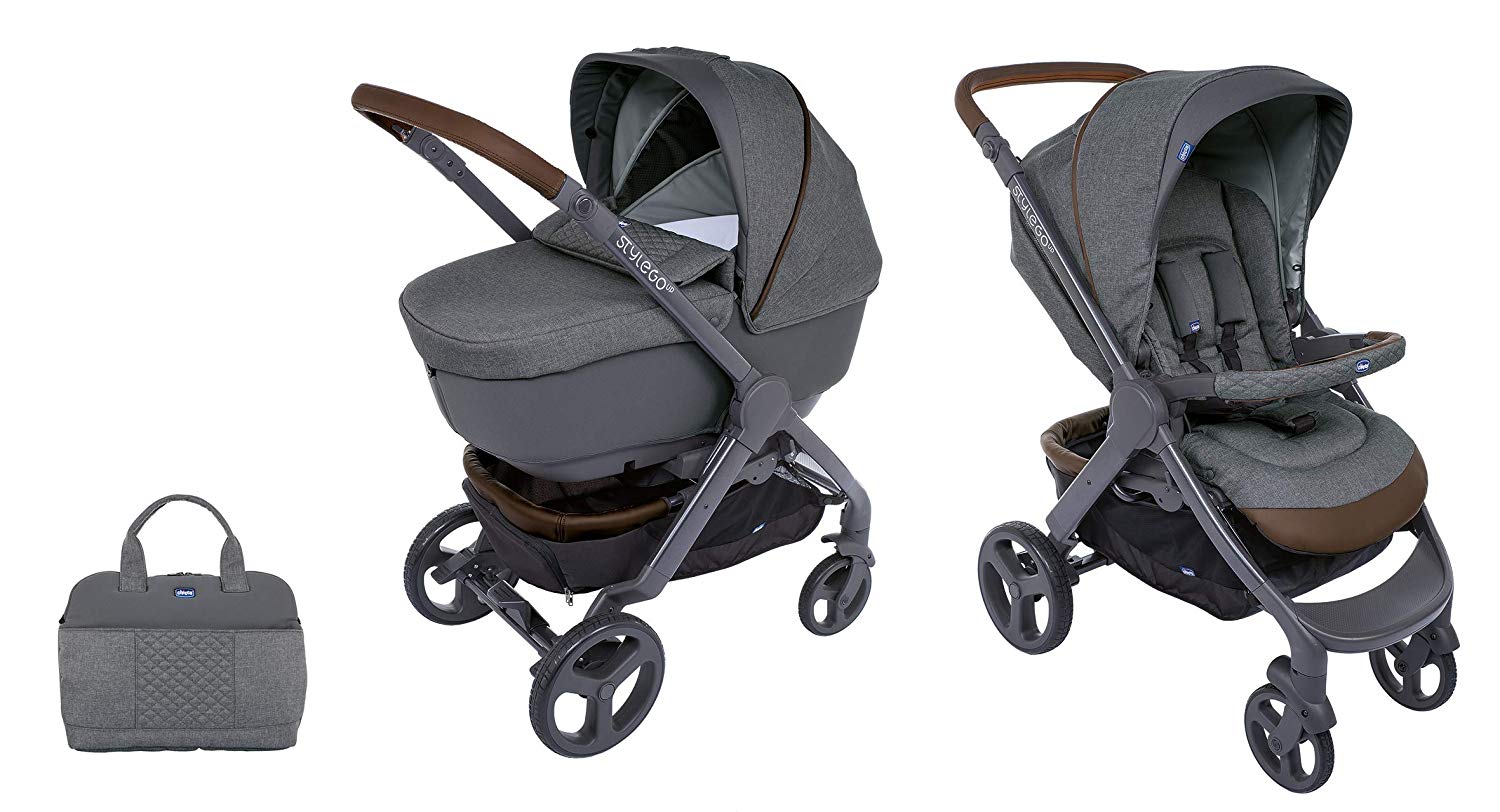 Chicco 00079223190000 Duo Stylgo Up Crossover (Pushchair and Pushchair) Grey