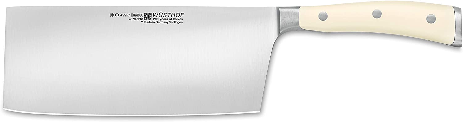 Wusthof Wüsthof 4673/18 Beige Classic Chinese Chef\'s Knife, Stainless Steel, 18 x 3.3 x 1.9 cm