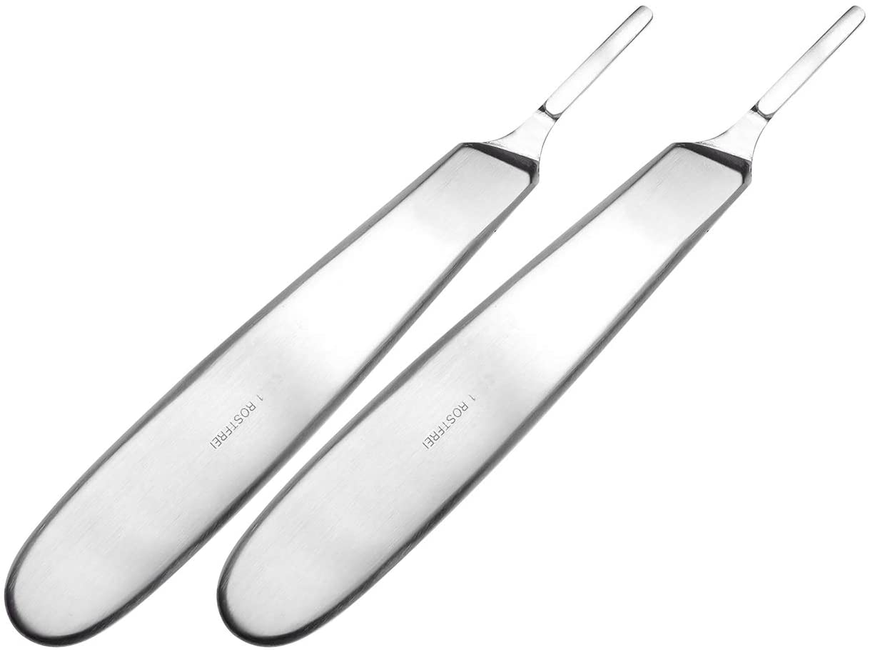 May Set of 2 Scalpel Holders with Round Handle Figure 3 - Scalpel Handle - Blade Holder for Disposable Slapel Blades - Stainless Steel