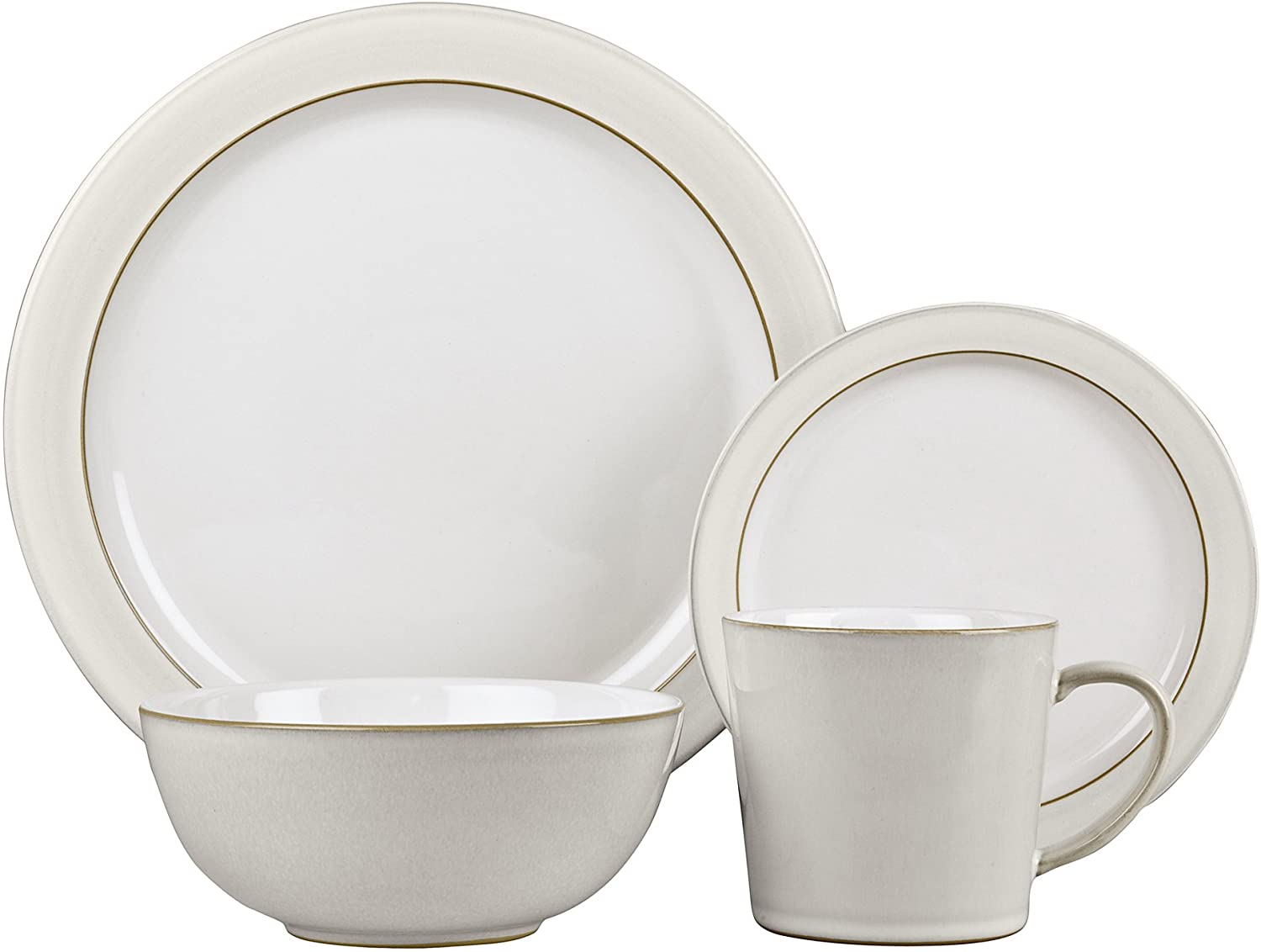 Denby 16 Piece Cream Stone Tableware Box Set