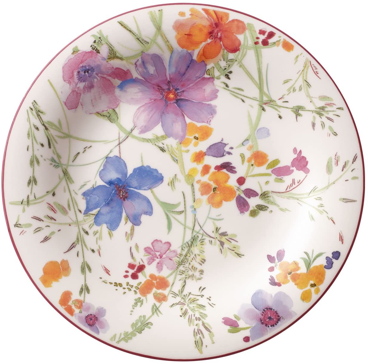 Villeroy & Boch Villeroy und Boch Mariefleur Tea Pastry Plate, 21 cm, Premium Porcelain, White/Multicoloured