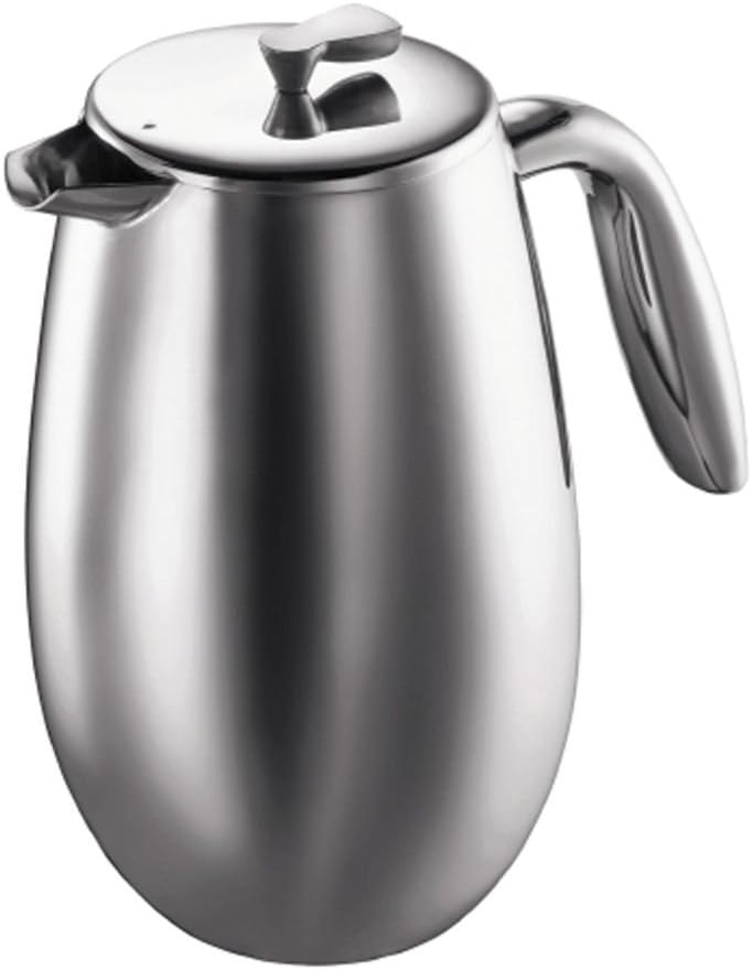 Bodum Cafetiere Coffee Maker/Cafetiere Columbia Stainless Steel, 1.0 l, 34 g