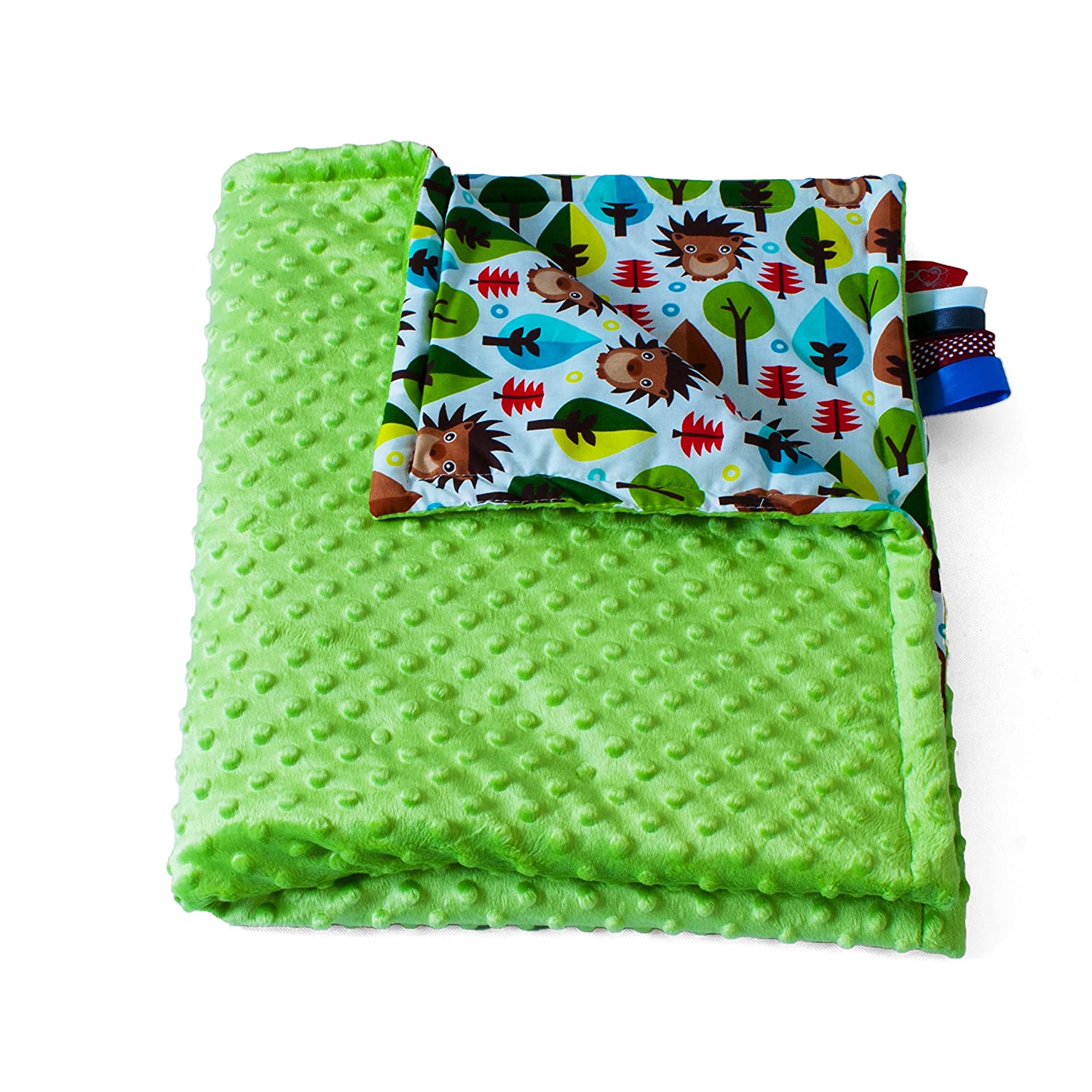 1Buy3 Minky Baby Blanket Lined | Plush Blanket | Play Rug | Cuddly Blanket 