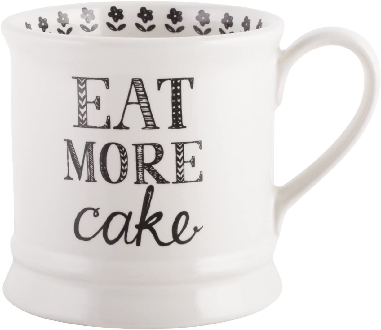 Creative Tops Creative Baking Stir It Up Eat More Cake Tankard Gift, Off White