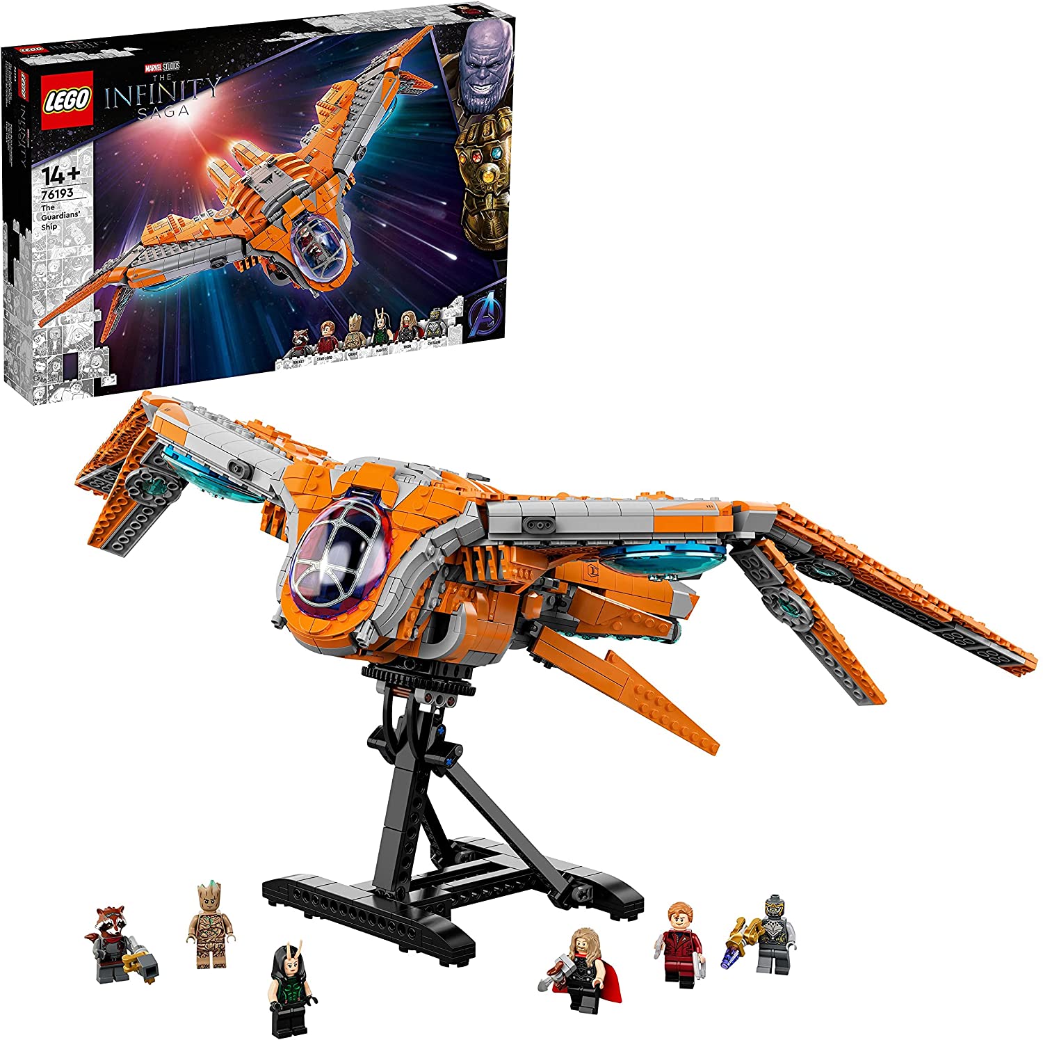 LEGO 76193 Marvel Super Heroes The Ship of the Guardians of The Galaxy Aven