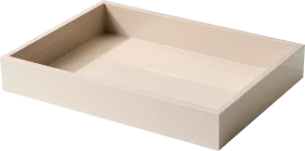 Decorate & set up tray, shiny beige (33x24 cm), 1 piece