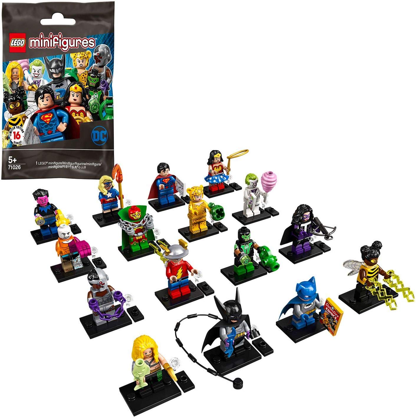 Lego 71026 Mini Figures Dc Super Heroes Series Pack Of 9 Super Hero Or Vill