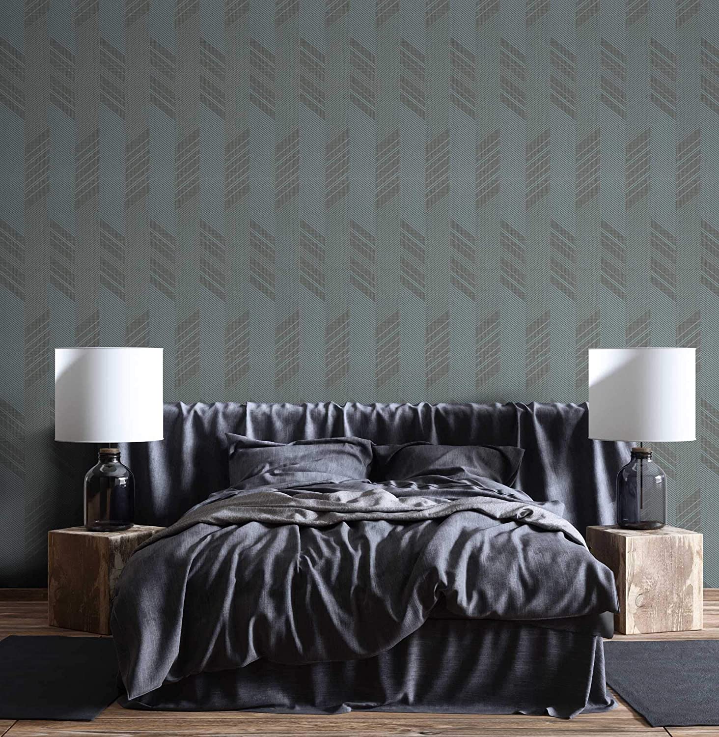 Newroom Graphic Grey Geometric Graphic Graphic Non-Woven Wallpaper Modern Including Wallpaper Guide Graphic