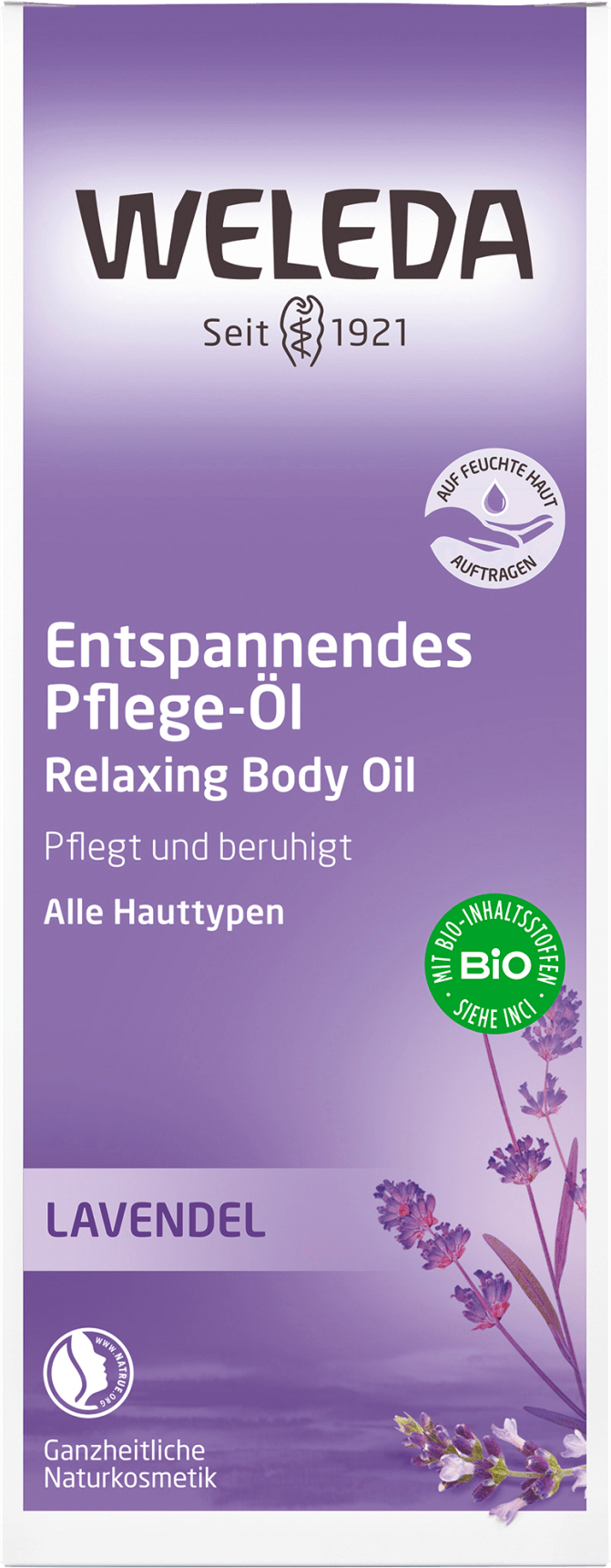 Body Oil Lavender Relaxation Oil, 100 Ml