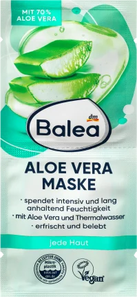 Facial mask aloe vera (2x8 ml), 16 ml