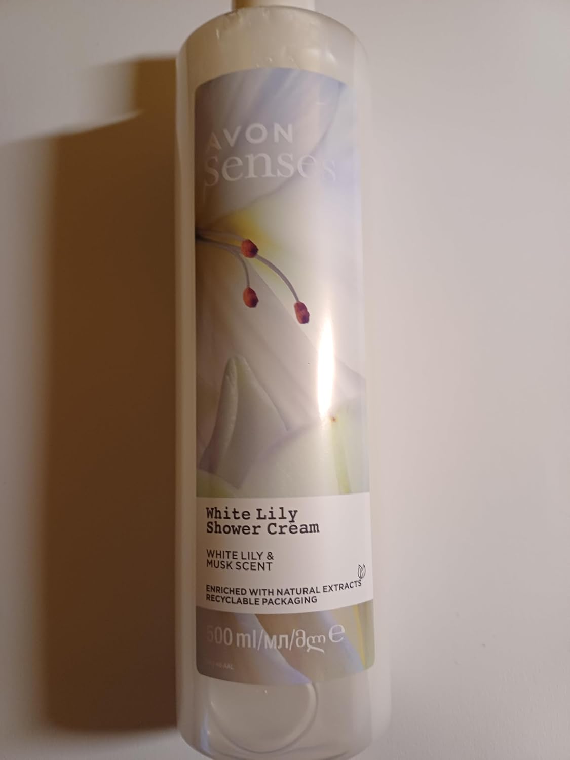 Avon Senses White Lily & Musk Shower Cream 500ml