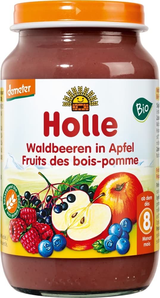 Holle Bio Waldbeeren in Apfel (2 x 220 gr)