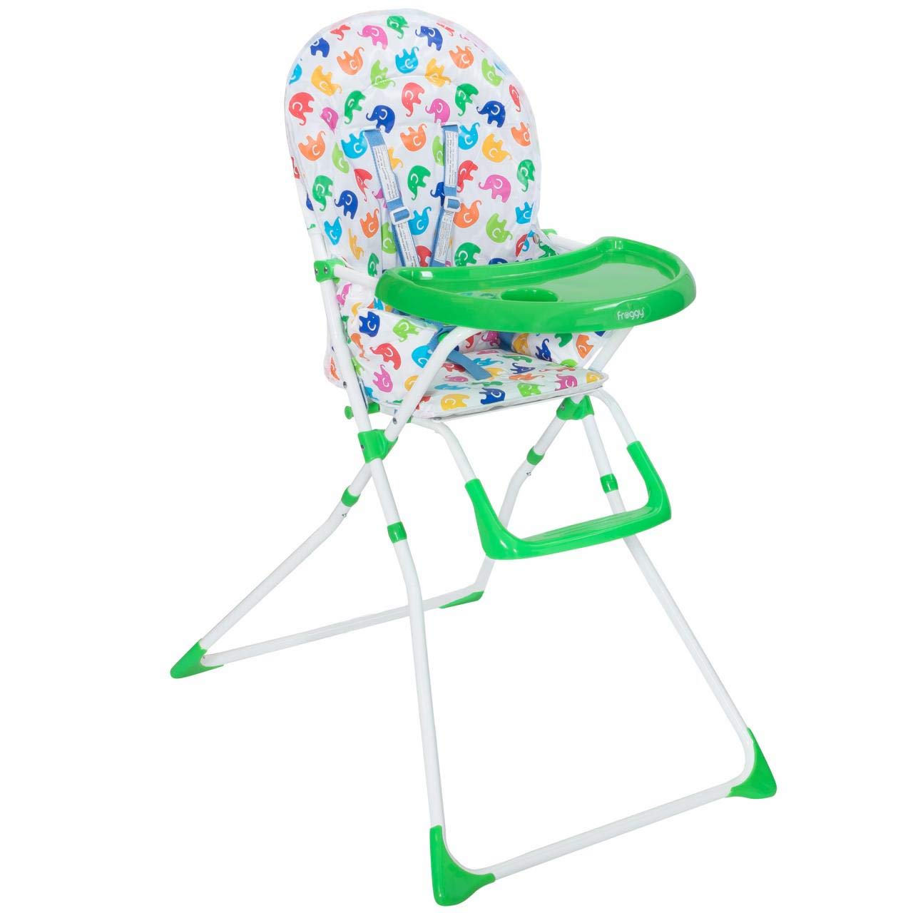 Froggy Baby Kids High Chair with Safety Belt and Large Dining Table
