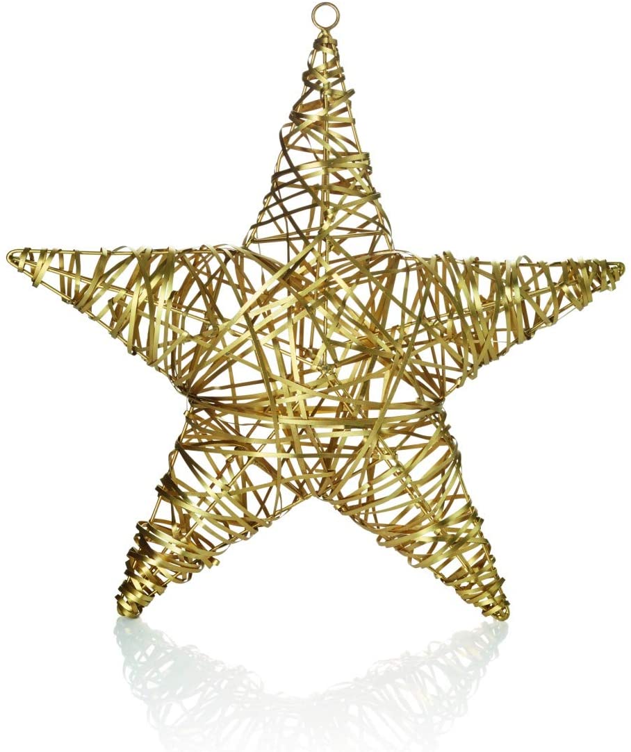 Philippi Christmas Gold Star St in Various Sizes