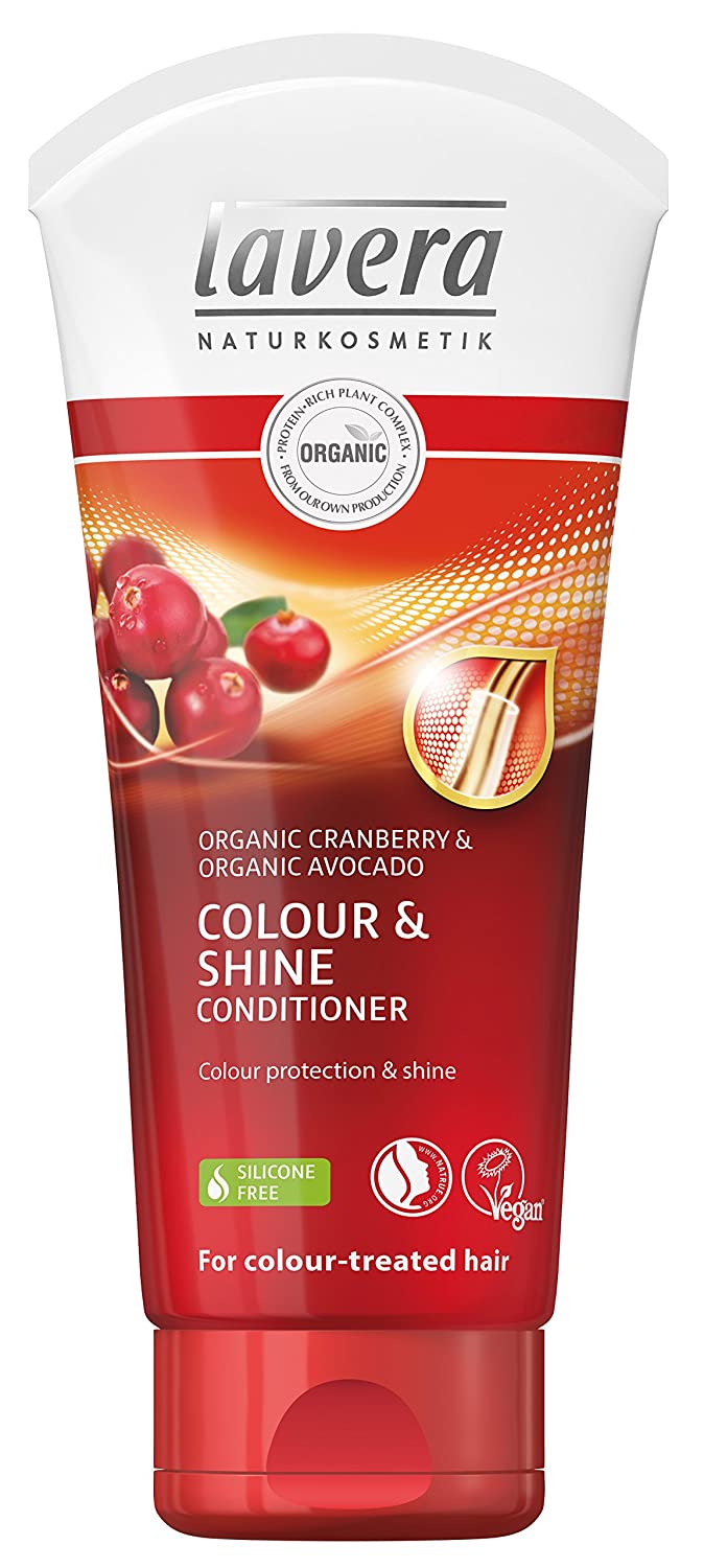 Lavera Organic Cranberry & Organic Avocado Colour & Shine Conditioner (for Colour Treated Hair) 200ml