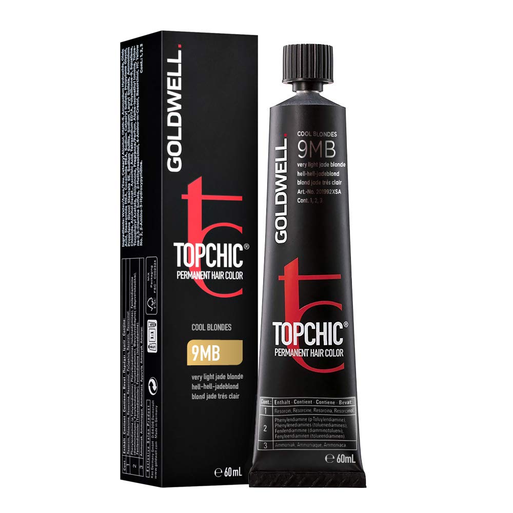 Goldwell Topchic Hair Color Jade Blonde 9MB Pack of 1 x 60 ml