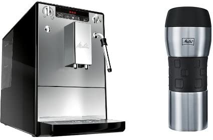 Melitta E 953 102 Caffeo Solo & Milk Coffee Machine with Milk Frothing Nozzle, Silver