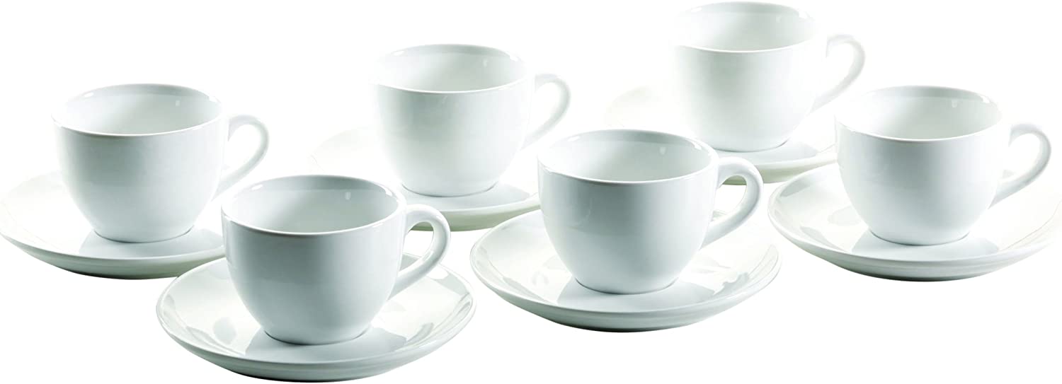 Maser Domestic Professional 924227 6 Coffee Cup 18 cl with Saucer 15 cm Colombia