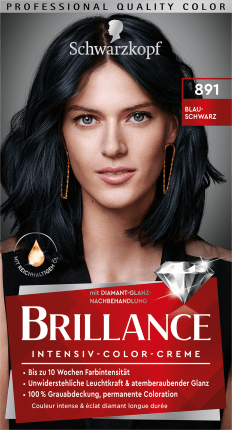 Schwarzkopf Brillance Hair color Blue-Black 891, 1 pc