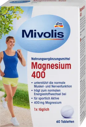 Mivolis Magnesium 400, 60 tablets, 54 g