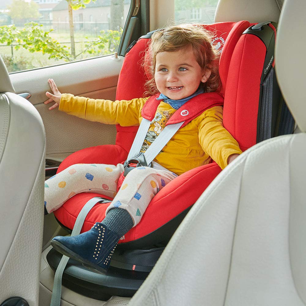 Maxi-Cosi Tobi Padded Child Car Seat with 5 comfortable sitting and lying positions, size 1, incl. \"Easy-In\" belt system (9-18 kg), usable from approx. 9 months to 4 years
