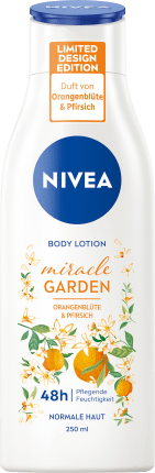 Nivea Miracle Garden Body Lotion Orange Blossom & Peach, 250 ml