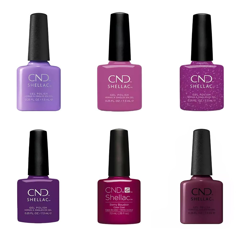 Generic CND Shellac Temptation 7.3 ml - Long Lasting Nail Polish in Lilac, Purple Tones, Perfect for All Seasons