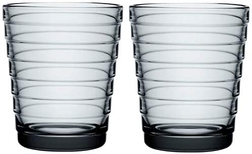 Iittala Aino Aalto Glass Cups 22 cl/90 mm Glass Set of 2 in box