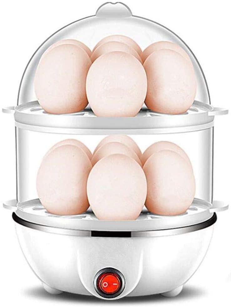 Shoppingday Egg Boiler with Steam, Capacity 12 Eggs, Steamer 350 W