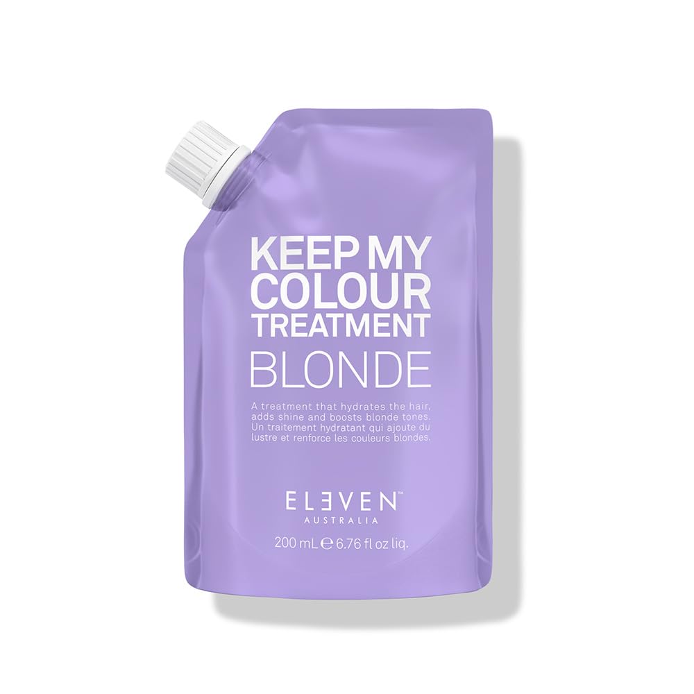 ELEVEN AUSTRALIA Keep My Colour Treatment Blonde | Provides Cool Blonde Tones by Reducing Orange & Yellow Pigments in the Hair - 200 ml